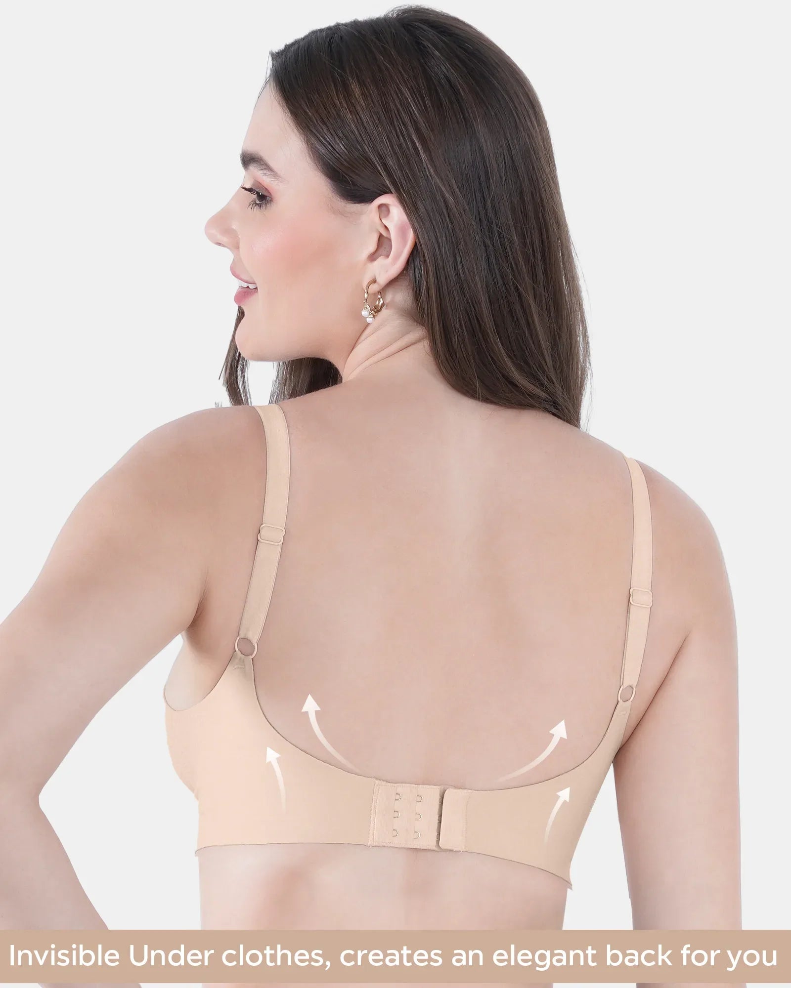 Swanz  Bonded Polyamide Full-Coverage Padded Bra (SB-968) (Skin)