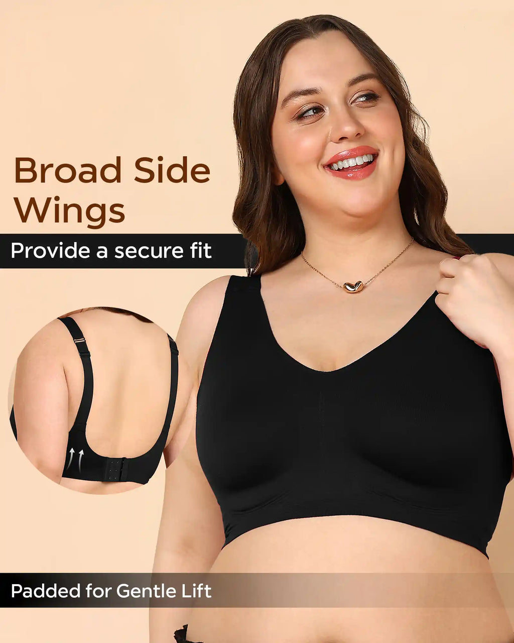 Swanz  Bonded Breathable Cotton Padded Full-Coverage Bra (SB-938)