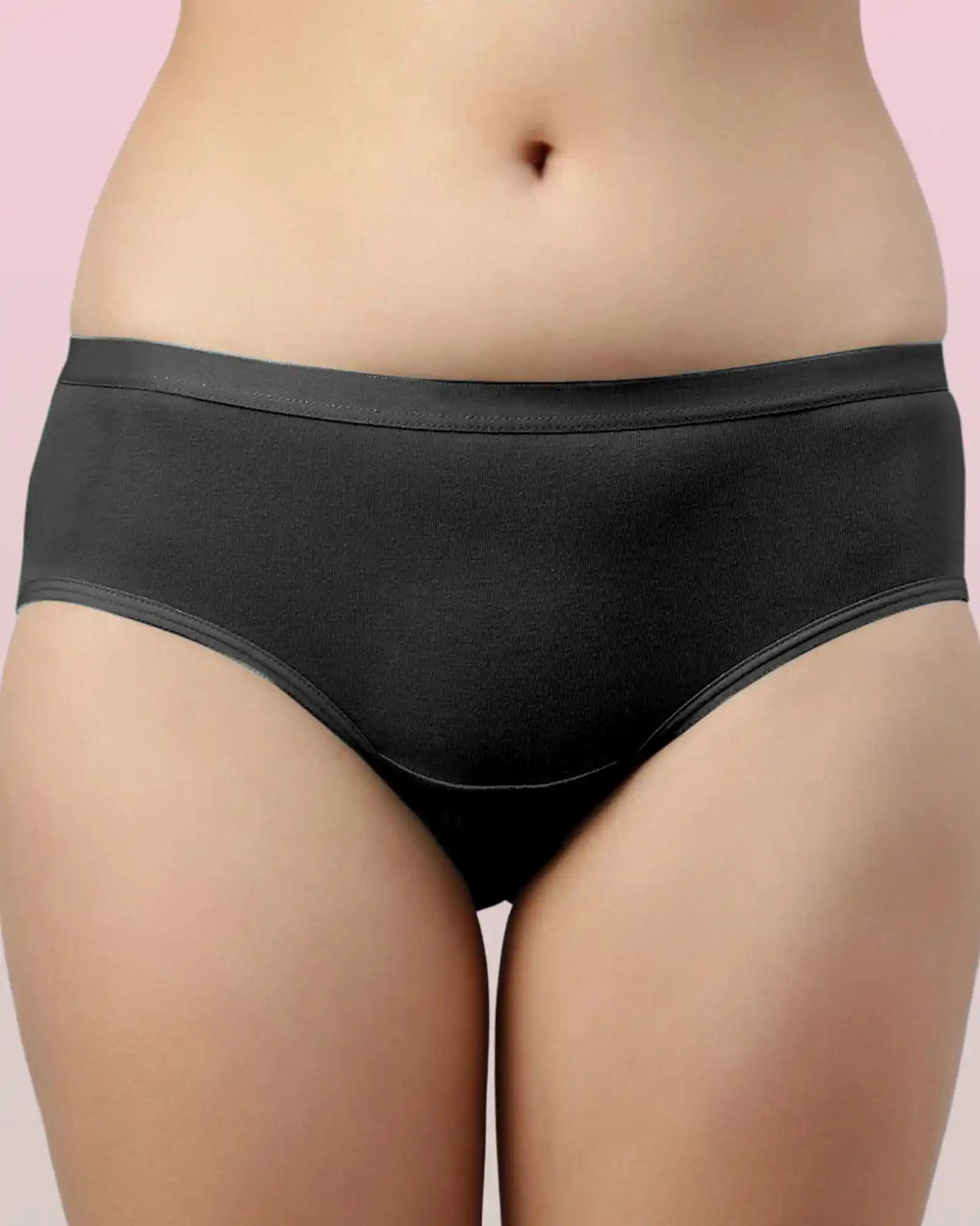 Swanz  High Coverage Cotton Spandex Hipster Panty with Stay-Fresh Treatment (Pack of 6)