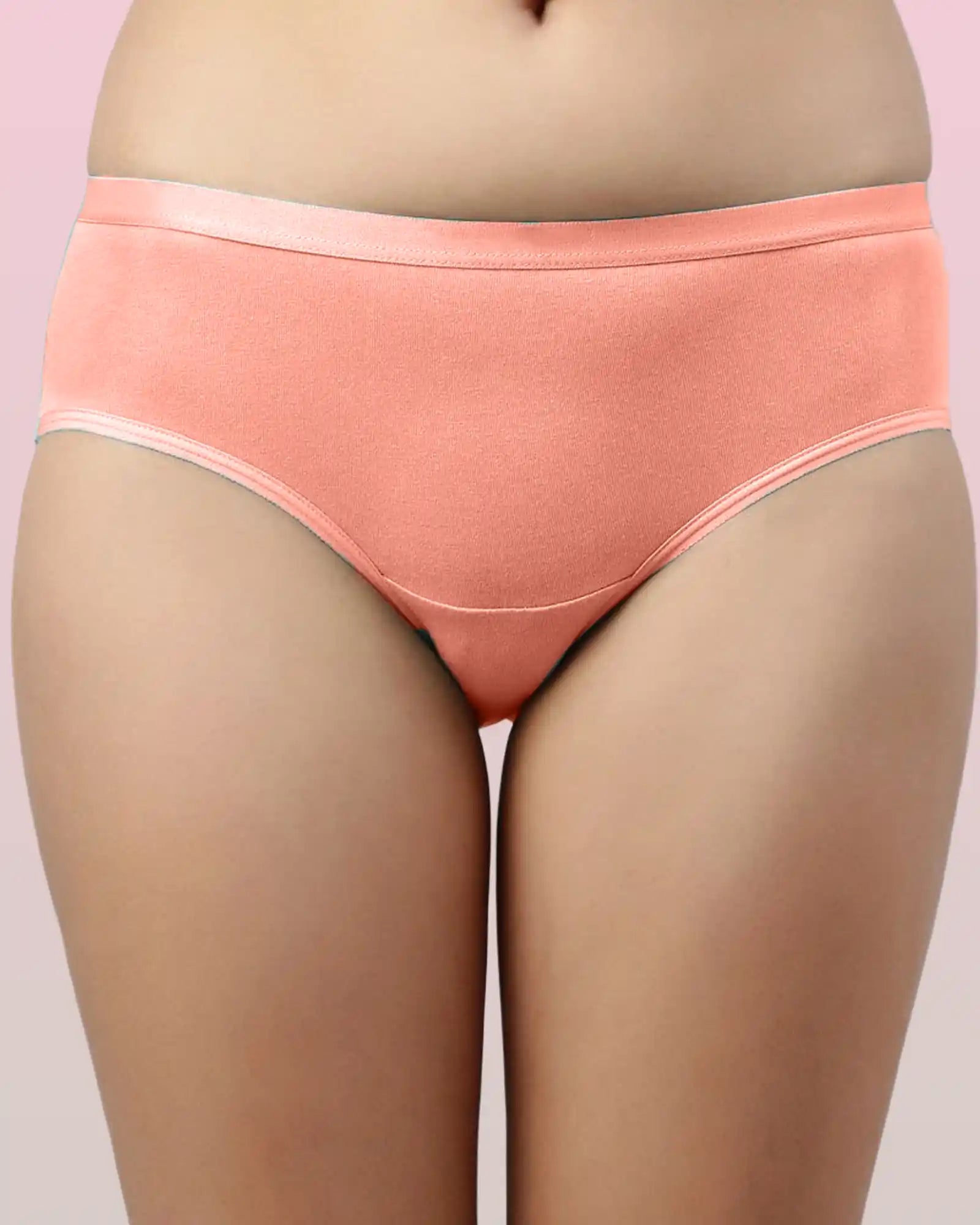 Swanz  High Coverage Cotton Spandex Hipster Panty with Stay-Fresh Treatment (Pack of 3)