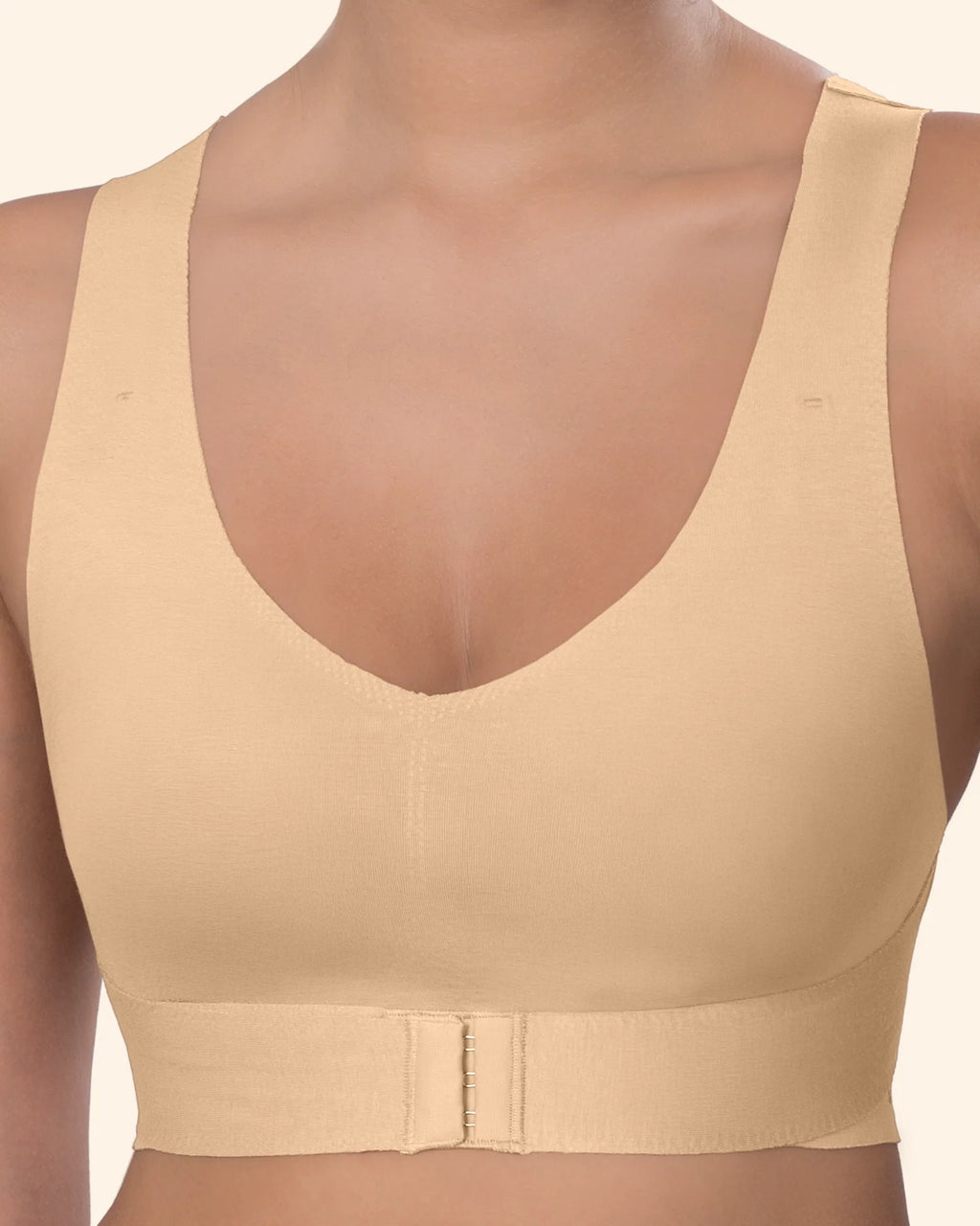 Swanz  Bonded Breathable Cotton Non-Padded Gym Bra with Posture Support (SB-995)