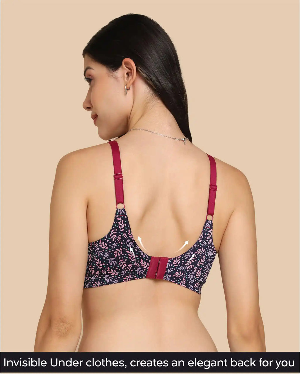 Swanz  Bonded Printed Full-Coverage Padded Bra (SB-68 PR)