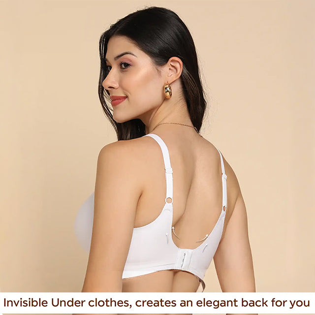 Swanz  Bonded Breathable Cotton Padded Full-Coverage Bra (SB-938)