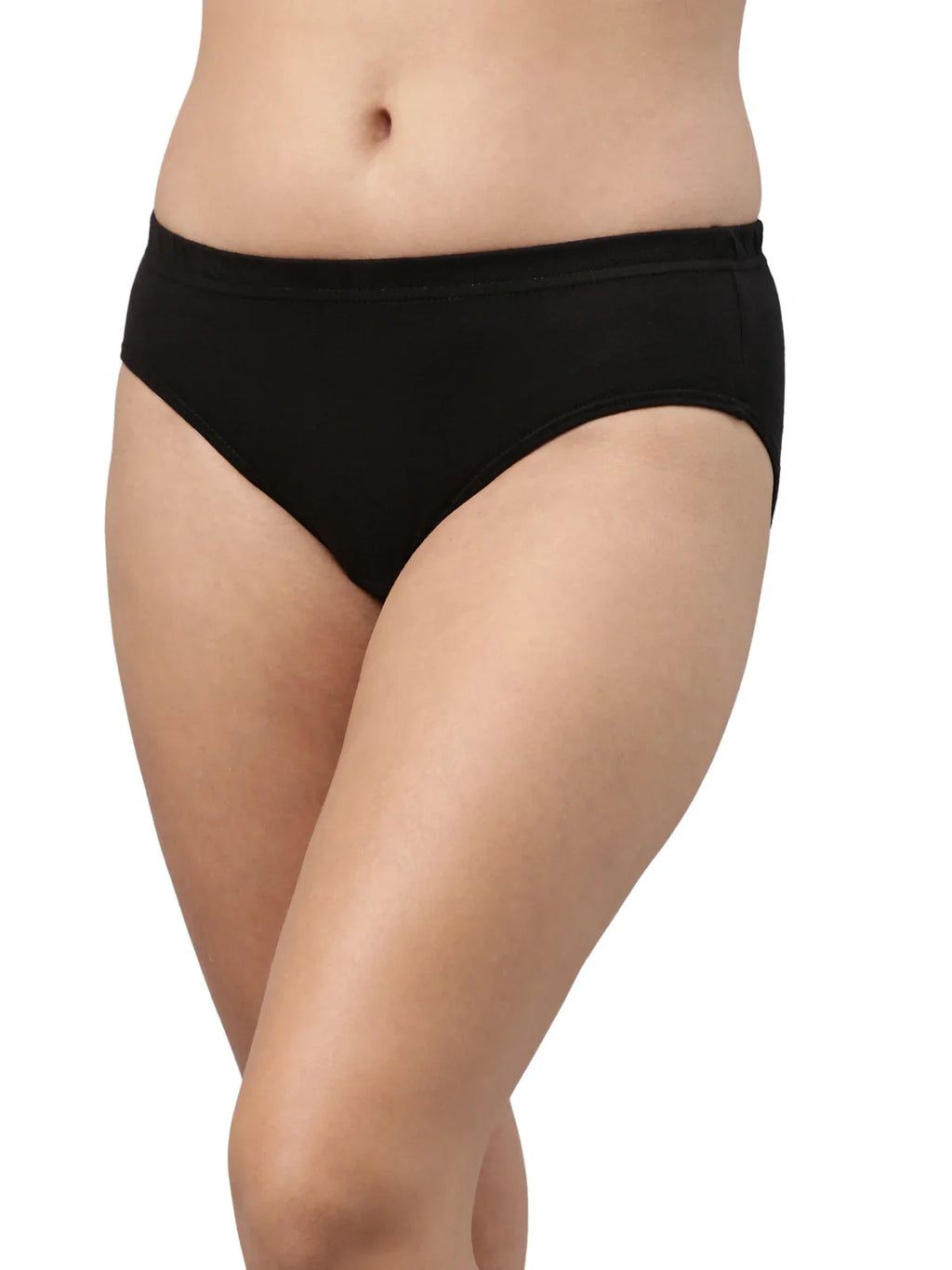 Swanz  Cotton Classic Antimicrobial Hipster Panty Soft, Breathable & Stain-Resistant Everyday Comfort (Pack of 6)