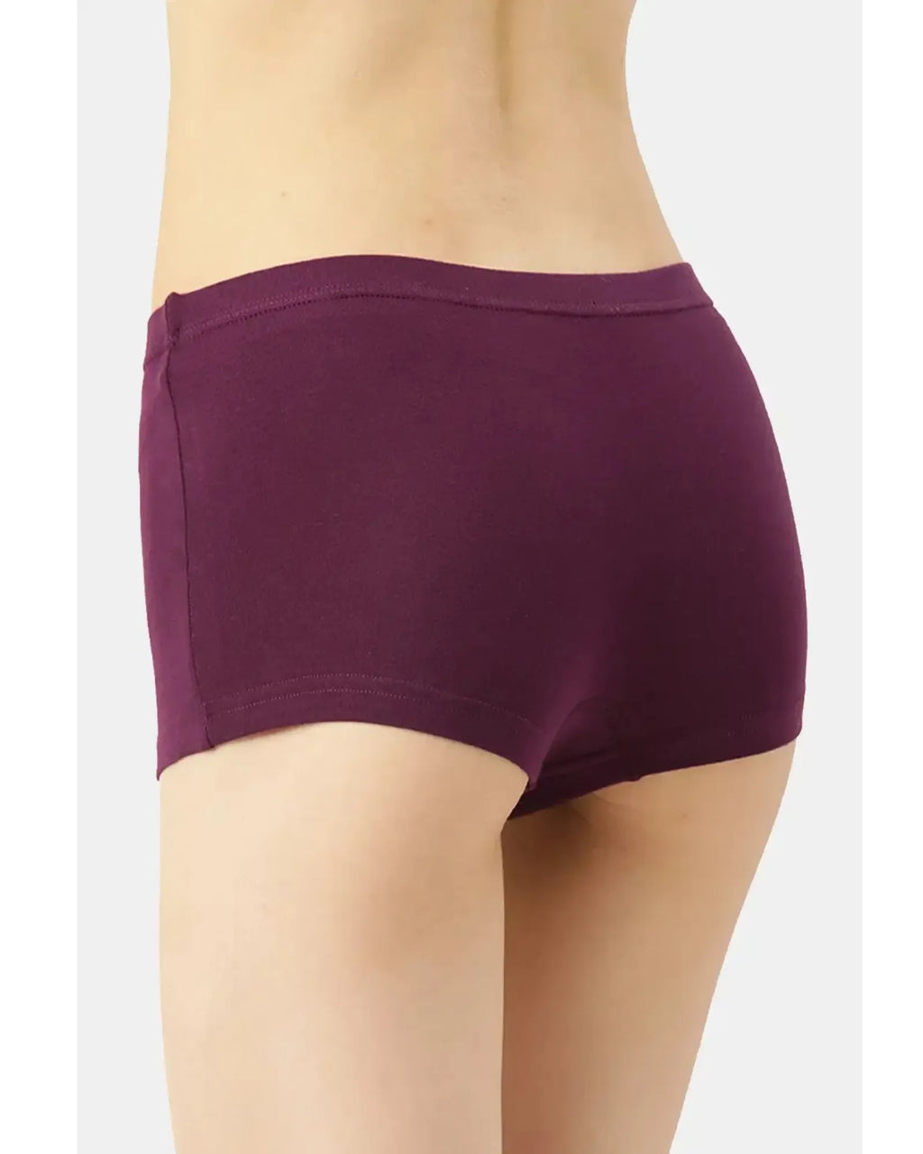 Swanz  High-Rise Cotton Stretch Boyshorts Full Coverage, Seamless Comfort Everyday Essentials (Pack Of 3))