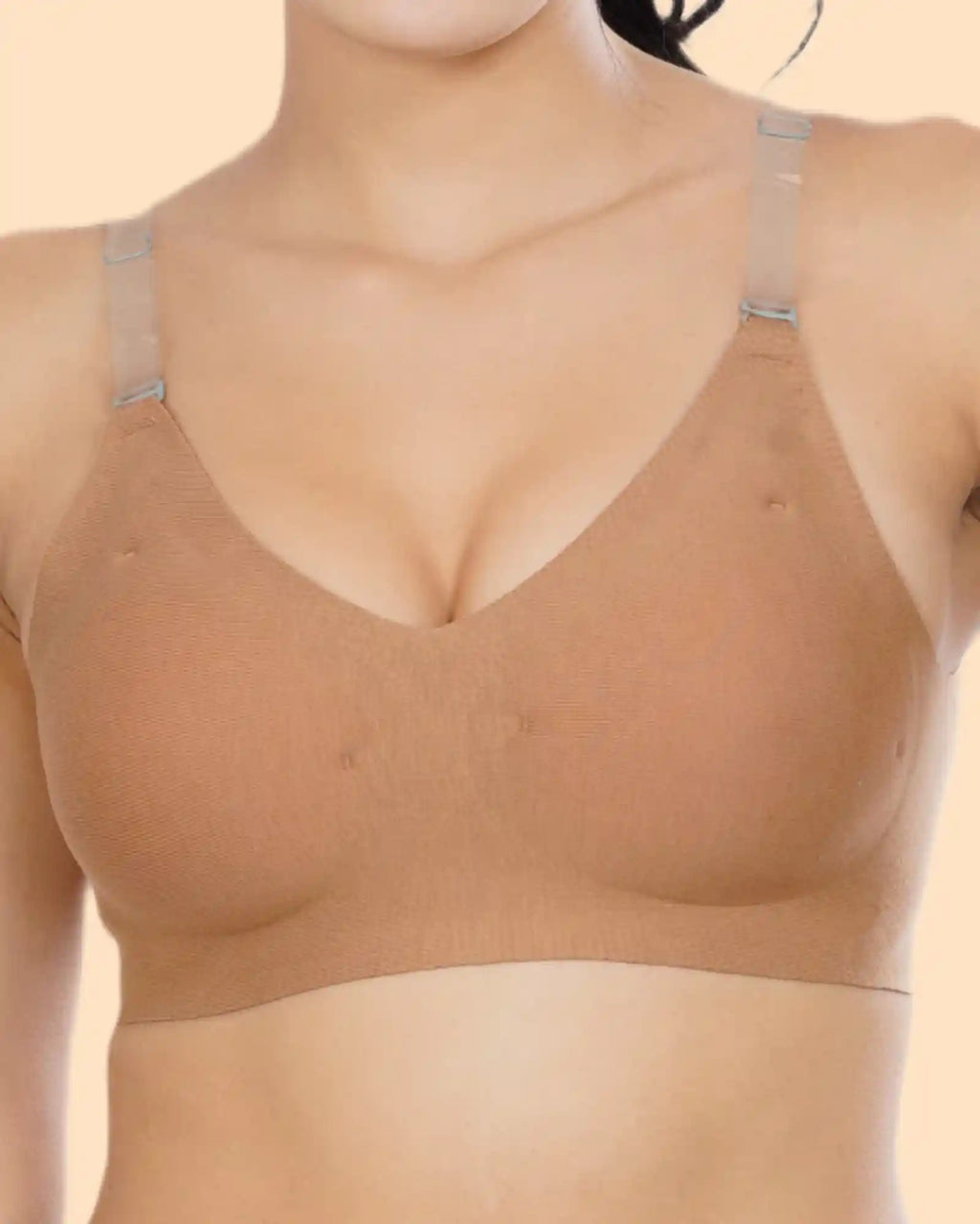 Cotton Padded Bonded Backless Everyday Bra (TW-SB-9851-FWN)