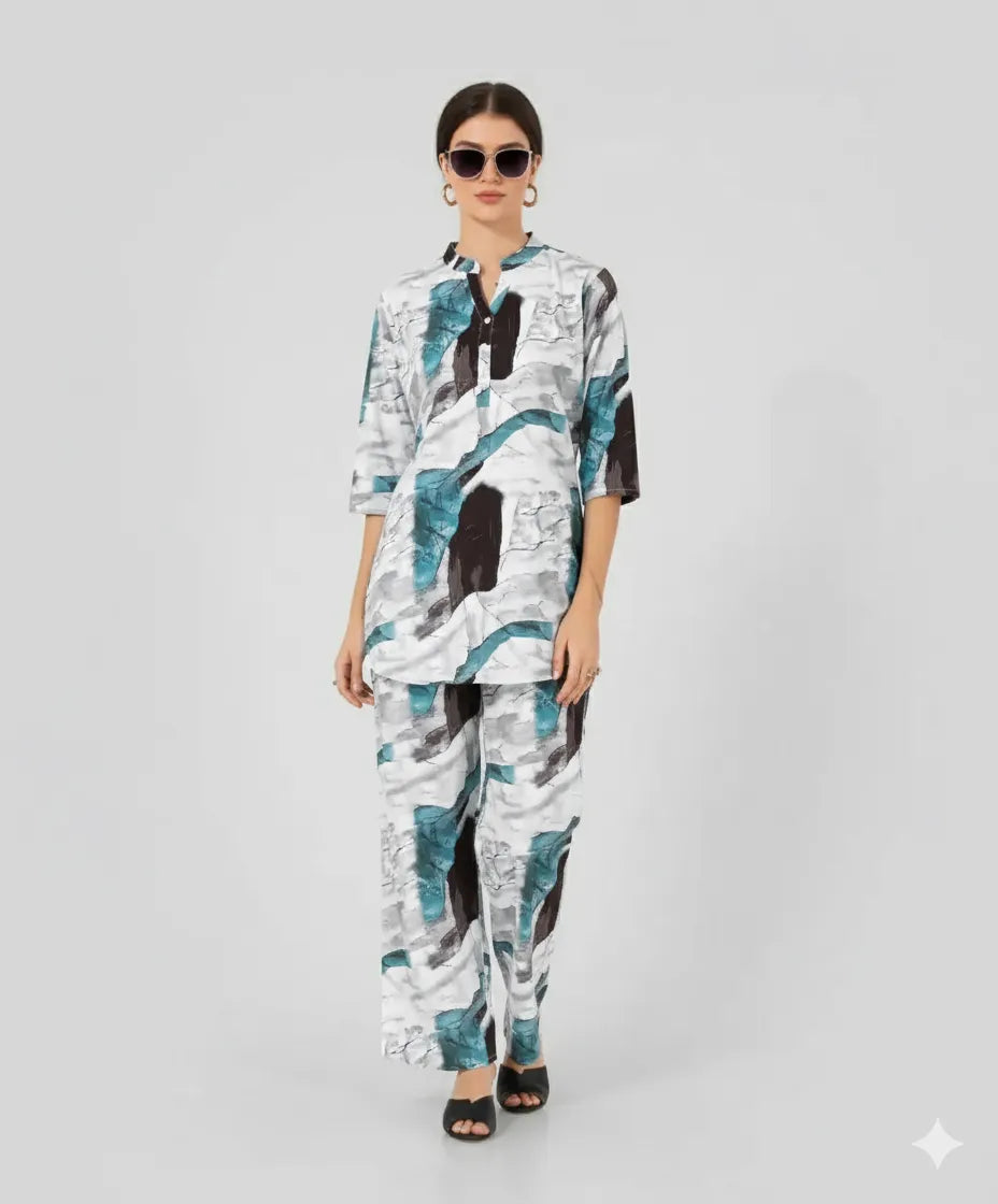 Arolisa  Women’s Premium Rayon Printed Night Suit Set – Soft, Stylish & Ultra-Comfortable Loungewear