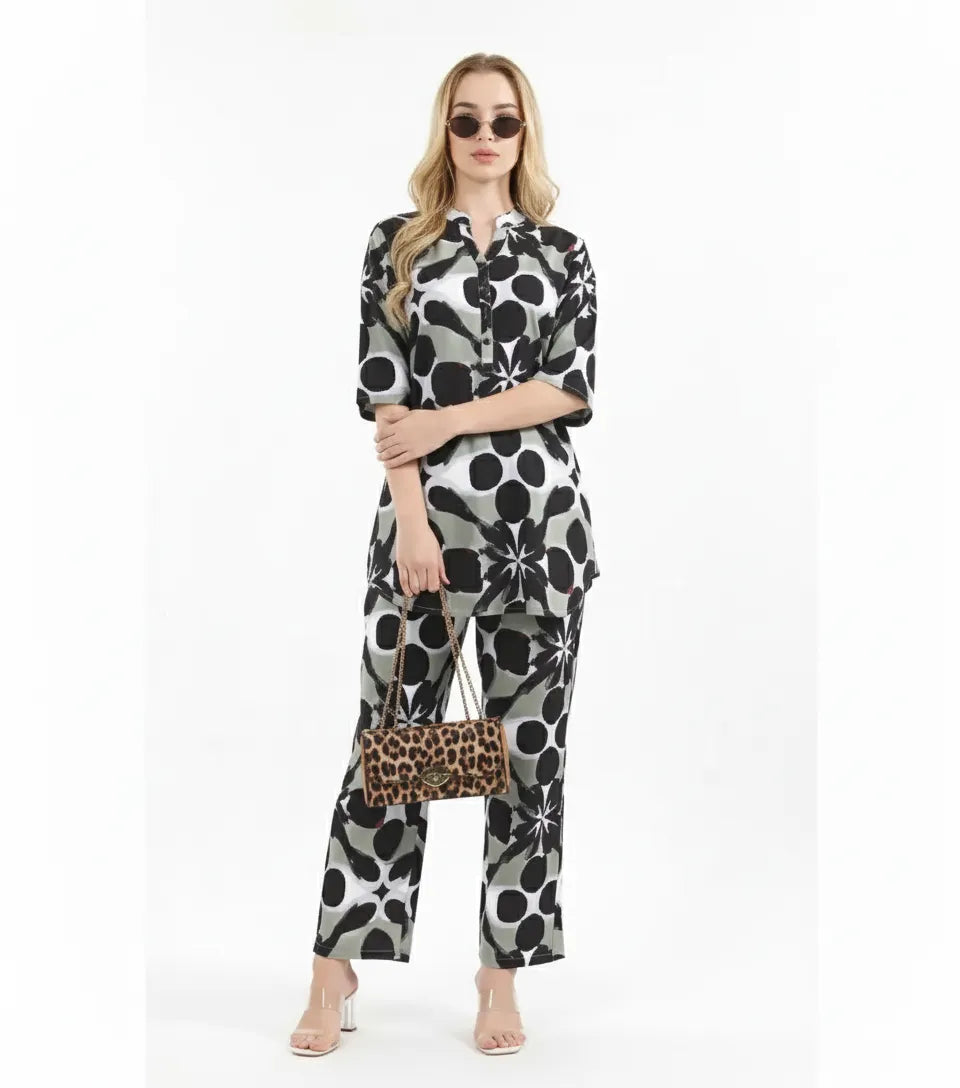 Arolisa  Women’s Premium Rayon Printed Night Suit Set – Soft, Stylish & Ultra-Comfortable Loungewear