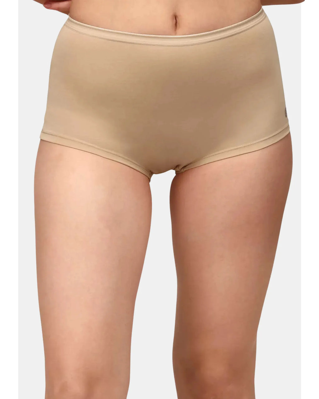 Swanz  High-Rise Cotton Stretch Boyshorts Full Coverage, Seamless Comfort Everyday Essentials (Pack Of 3)