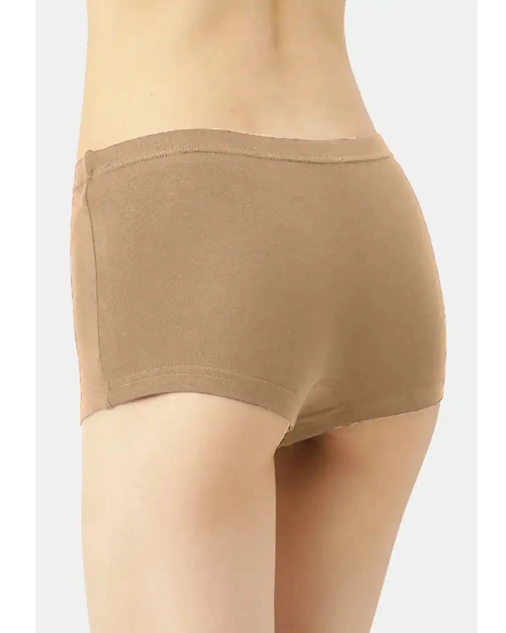 Swanz  High-Rise Cotton Stretch Boyshorts Full Coverage, Seamless Comfort Everyday Essentials (Pack Of 3)