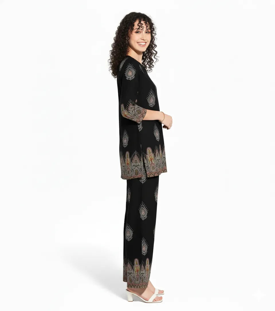 Arolisa  Women’s Premium Rayon Printed Night Suit Set – Soft, Stylish & Ultra-Comfortable Loungewear