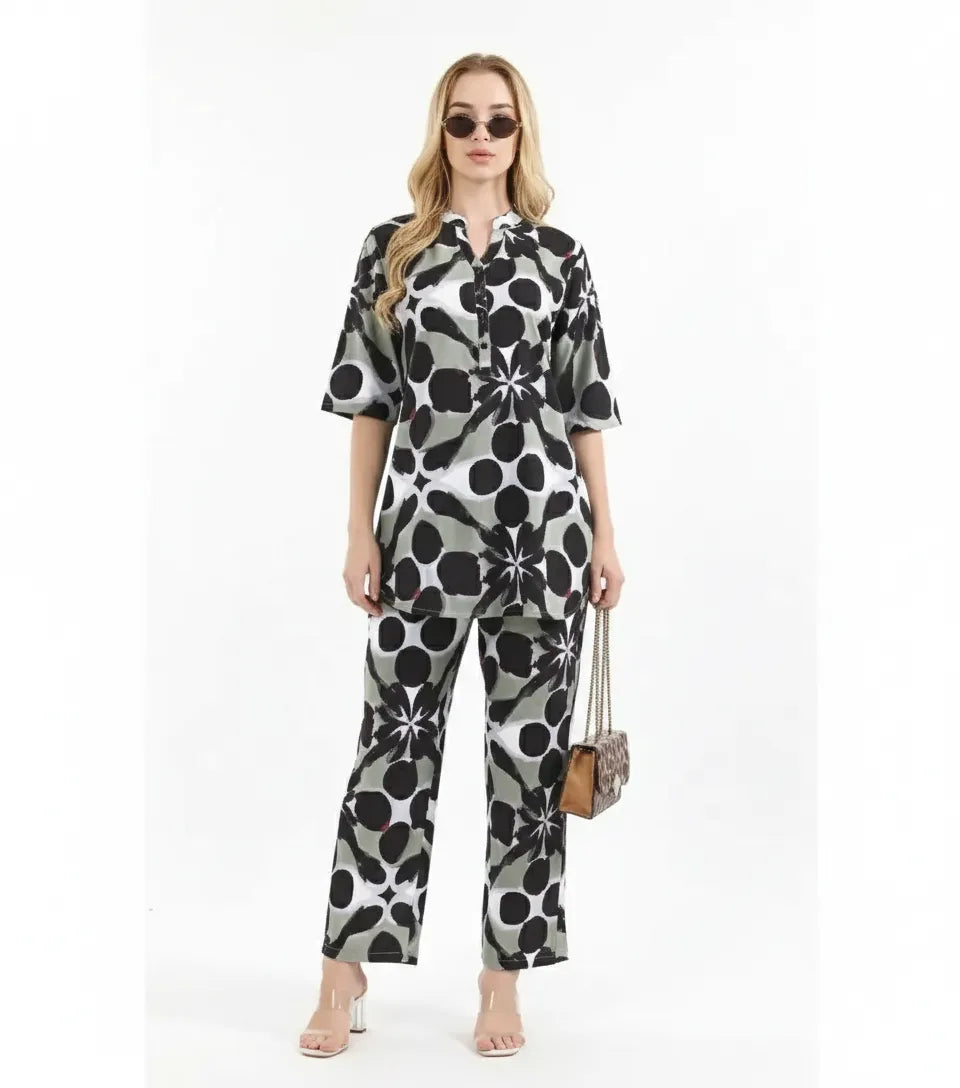 Arolisa  Women’s Premium Rayon Printed Night Suit Set – Soft, Stylish & Ultra-Comfortable Loungewear