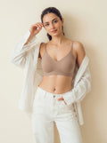 Cotton Padded Full Coverage Bonded Bra (SB-938-Fawn)