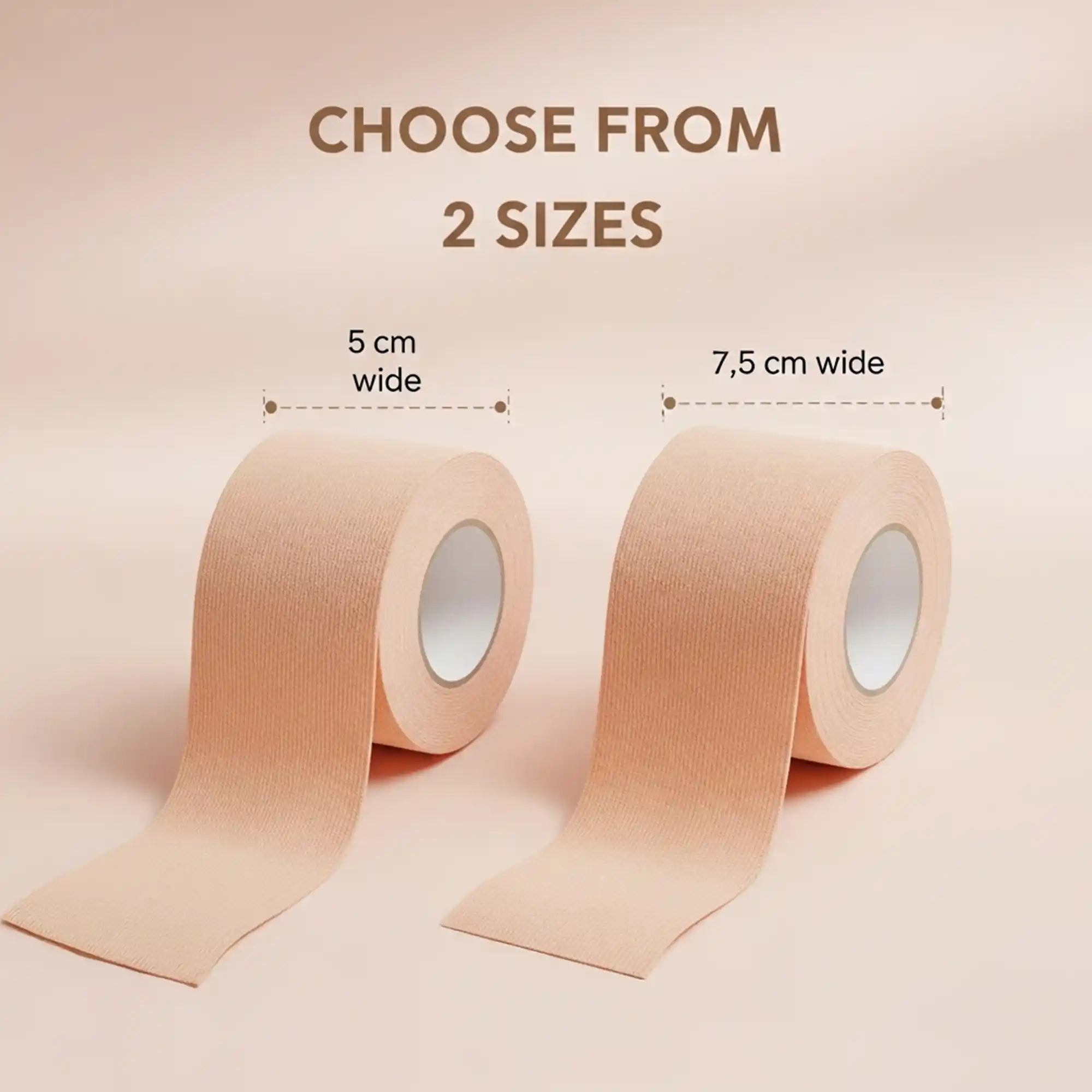Up-Lift Body Tape – Invisible Breast Lift Boob Tape (5cm & 7.5cm wide)