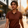Swanz Bonded Stitchless T-Shirt (Coffee)