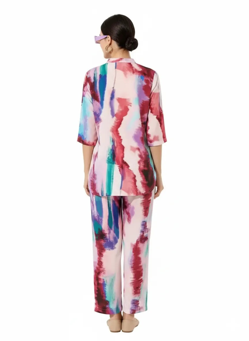 Arolisa  Women’s Premium Rayon Printed Night Suit Set – Soft, Stylish & Ultra-Comfortable Loungewear