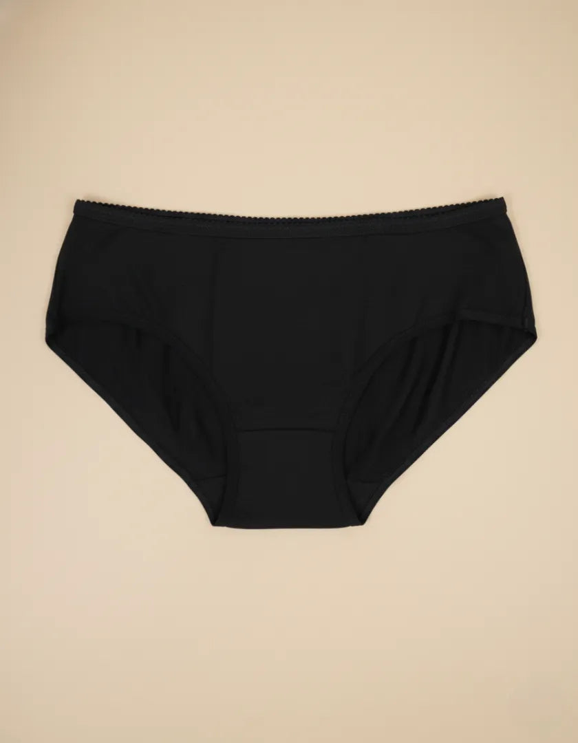 Swanz  Cotton Spandex Hipster Panty Soft Stretch Mid-Rise Comfort Fit