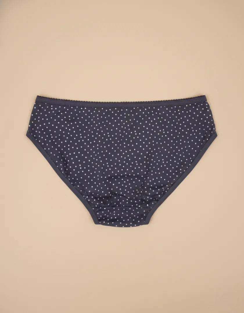 Swanz  Cotton Spandex Hipster Panty Soft Stretch Mid-Rise Comfort Fit