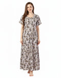 Arolisa Printed Rayon Alpine Nighty – Comfortable, Relaxed Fit (L/XL)