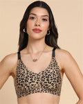 Swanz  Bonded Printed Full-Coverage Padded Bra (SB-6828 PR)