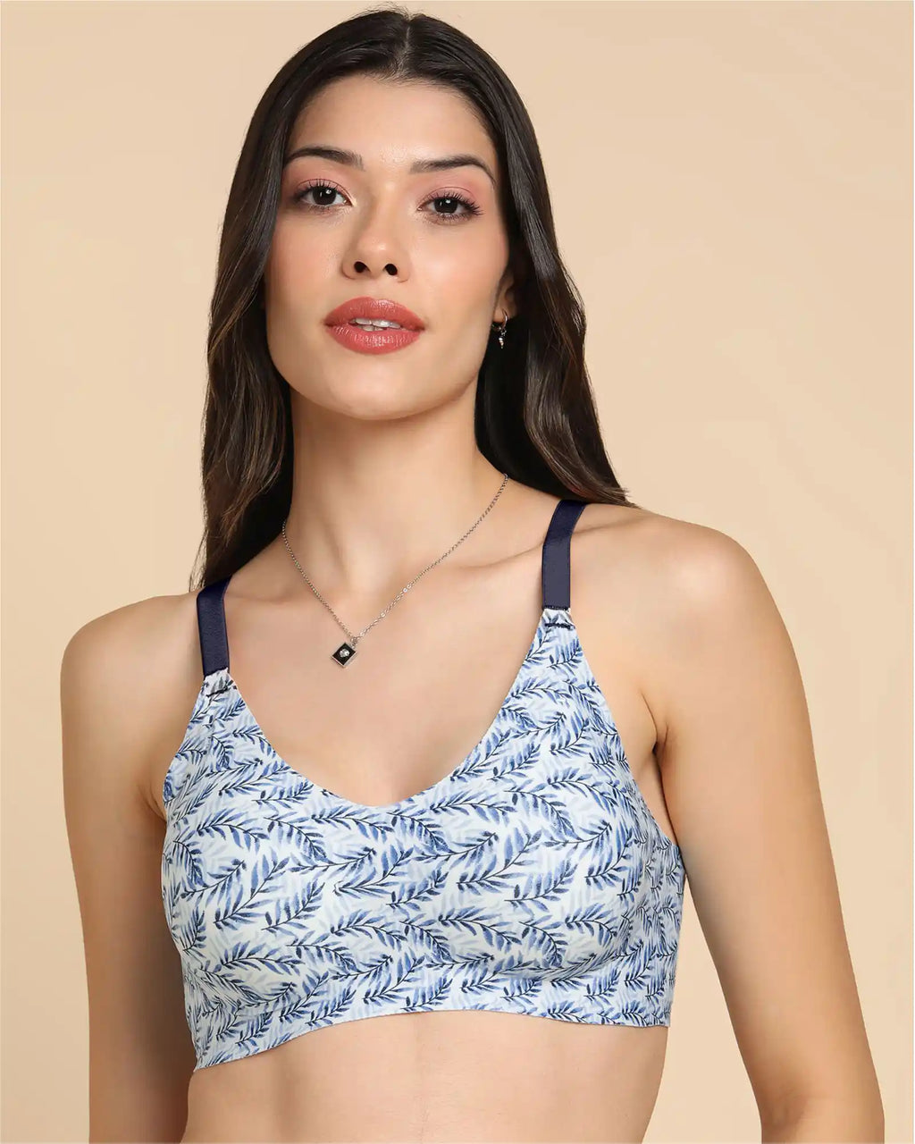 Swanz  Bonded Printed Full-Coverage Padded Bra (SB-6830 PR)